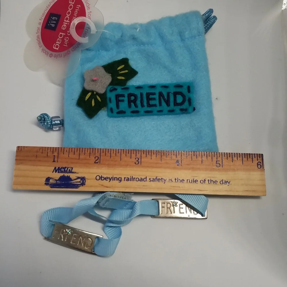 GAPKIDS BRACELETS 2 New NWT Friendship Bag Blue Y2K